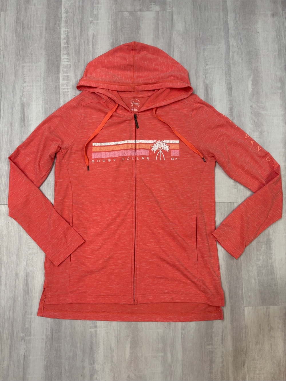 Gear For Sports Coral Zip-Up Hooded Sweater